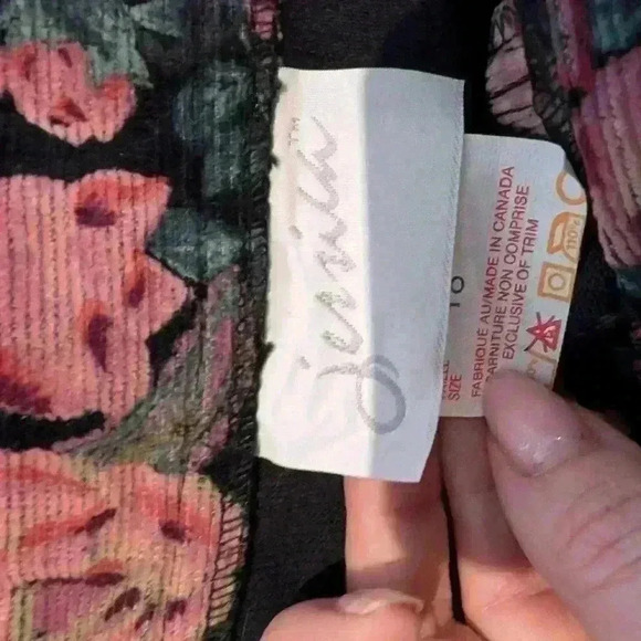 Vintage pink floral plus size 18 Jessica skirt - Picture 8 of 9